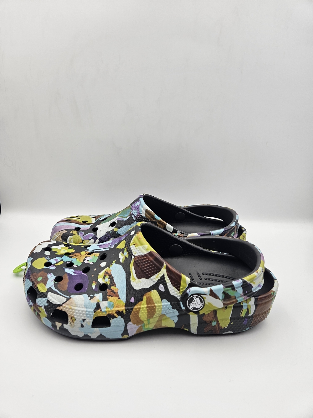 CROCS Women's Multi-Color Floral Slip-On Clogs